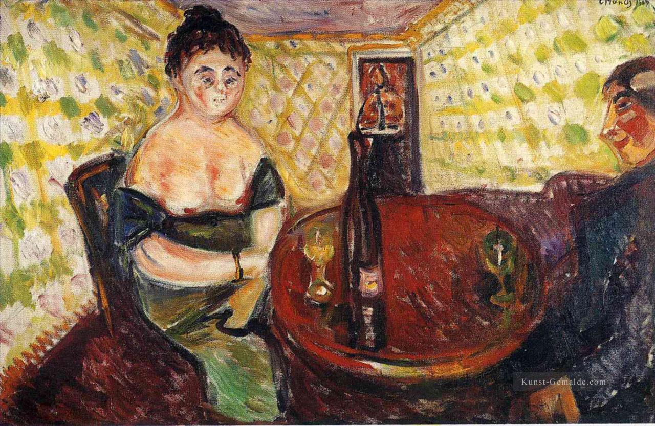 Bordellszene zum Süßen madel 1907 Edvard Munch Ölgemälde